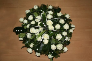 Veniec BOCHNÍK živá čačina a živé kvety *B168*