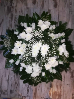 Veniec BOCHNÍK živá čačina a živo-umelá kvety *B181*